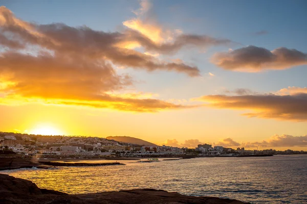 La costa di Los Christianos — Foto Stock