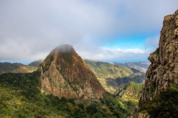 Mountain view na ostrově La Gomera — Stock fotografie
