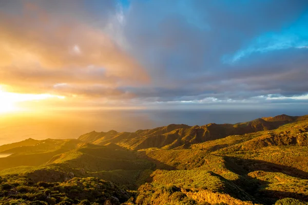 Zobrazení krajiny ostrova La Gomera — Stock fotografie