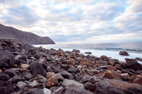 La Gomera stone beach — Stock Photo, Image