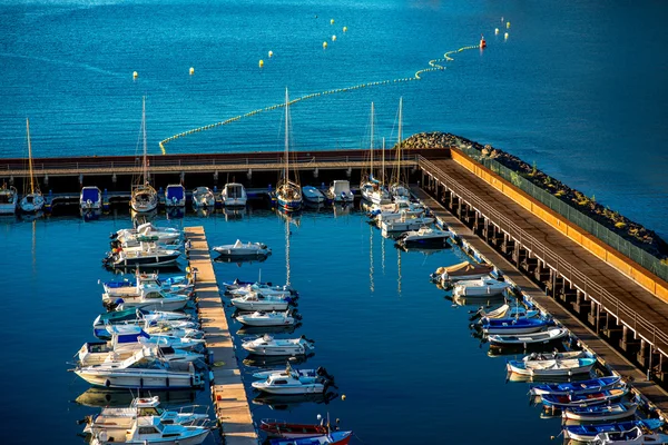 Porto de San Sebastian na ilha de La Gomera — Fotografia de Stock