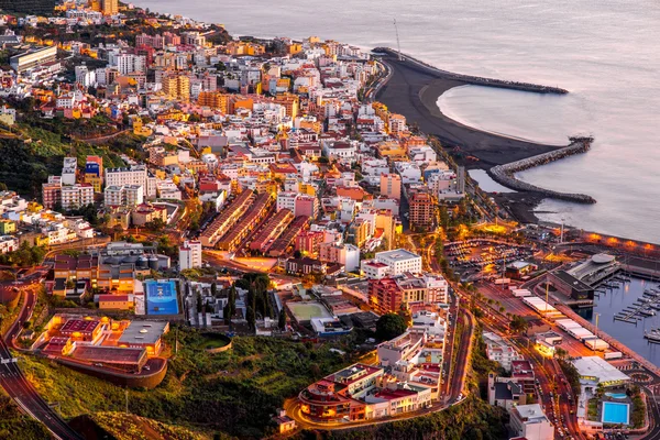 Miasta Santa Cruz na wyspie La Palma — Zdjęcie stockowe