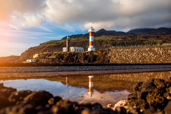 Zout productie op het eiland La Palma — Stockfoto