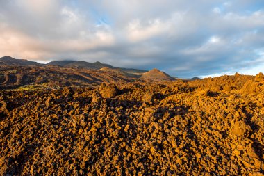 La Palma Adası volkanik manzara