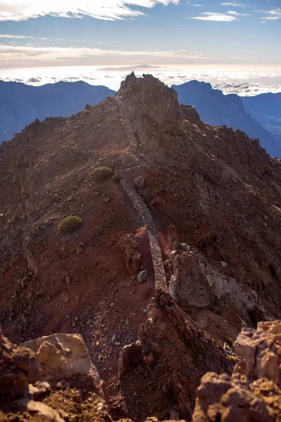 Vulkanikus táj, La Palma szigetén — Stock Fotó