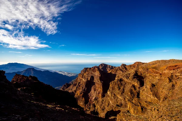Sopečná krajina na ostrově La Palma — Stock fotografie