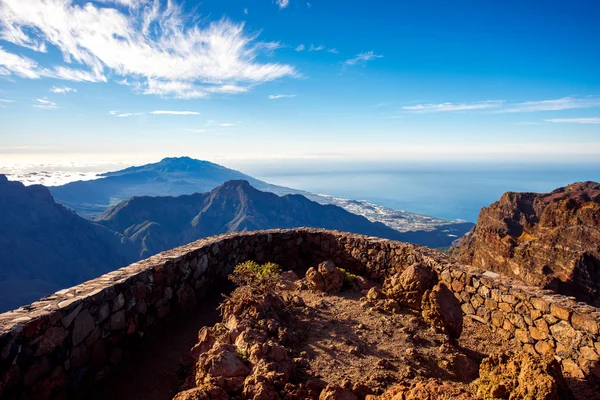 Roque de los Muchachos pohledu — Stock fotografie