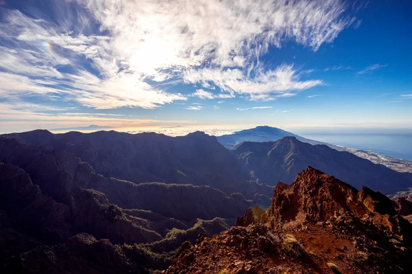 Sopečná krajina na ostrově La Palma — Stock fotografie