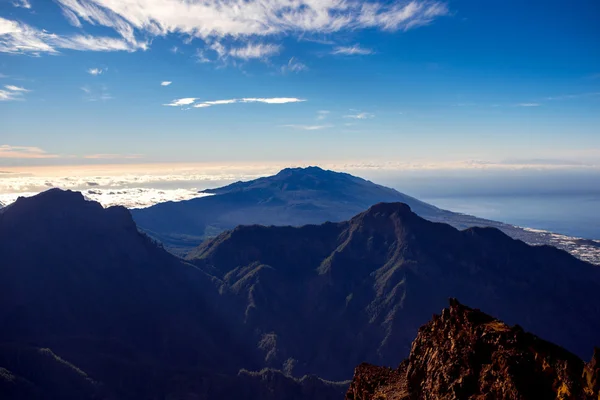 Sopečná krajina na ostrově La Palma — Stock fotografie