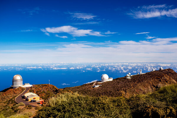 Astronomical observatory on La Palma island