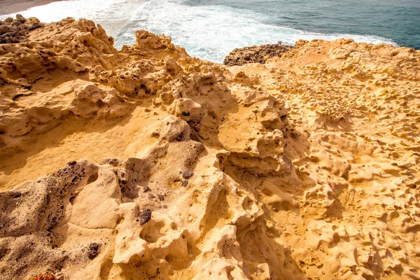Costa em Ajuy aldeia na ilha de Fuerteventura — Fotografia de Stock