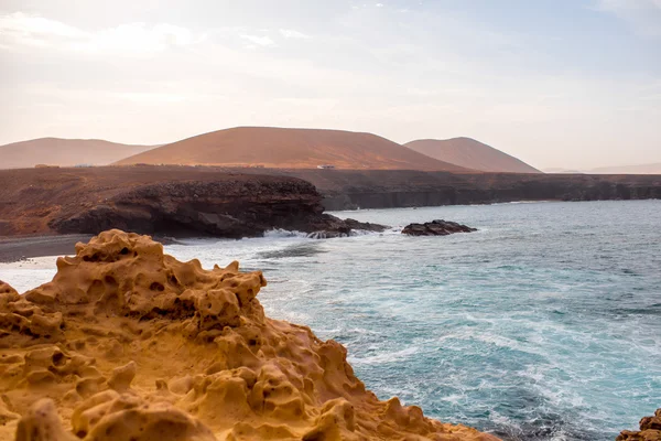 Costa em Ajuy aldeia na ilha de Fuerteventura — Fotografia de Stock