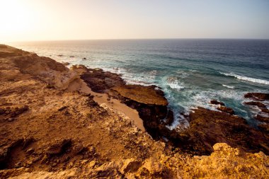 La Pared sahil Fuerteventura Adası