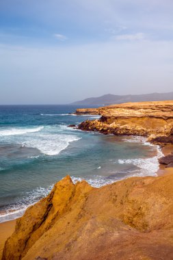 La Pared sahil Fuerteventura Adası