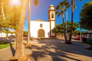 Antigua kilise Fuerteventura Adası