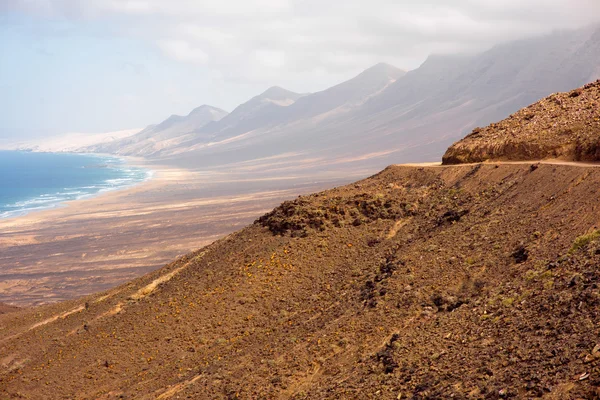 Cofete coastline on Fuerteventura island — Stock Photo, Image