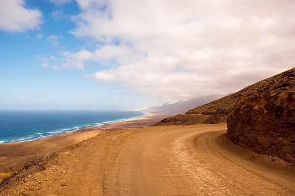 Costa do Cofete na ilha de Fuerteventura — Fotografia de Stock