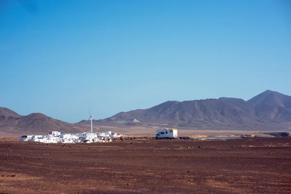 Puerto de la cruz dorf auf fuerteventura — Stockfoto