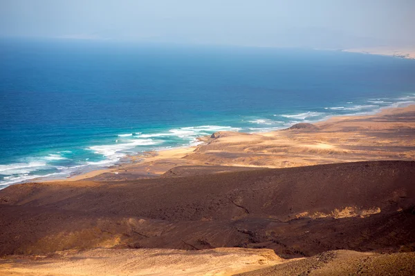 Costa do Cofete na ilha de Fuerteventura — Fotografia de Stock