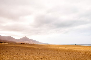 Cofete plaj Fuerteventura Adası