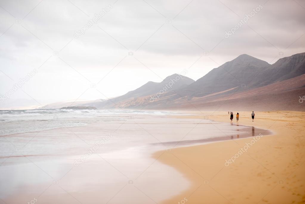 Cofete beach on Fuerteventura island
