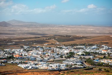 Lanzarote adasında Teguise şehir