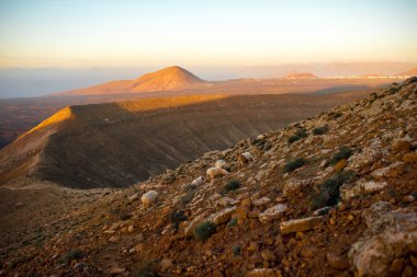 Volkan Caldera Blanca Lanzarote Adası