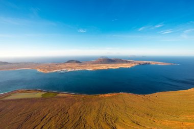 Graciosa Island Üstten Görünüm