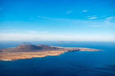 Graciosa Island Üstten Görünüm