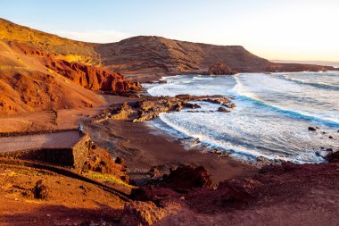 El Golfo bay Lanzarote Adası