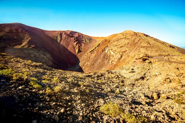 Timanfaya 공원 Lanzarote 섬에 있는 화산 풍경 — 스톡 사진