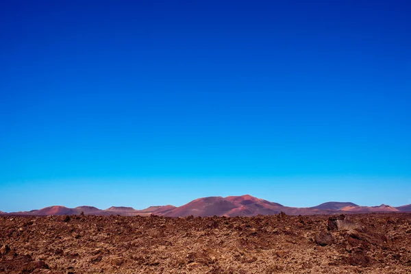 Sopečná krajina na ostrově Lanzarote — Stock fotografie