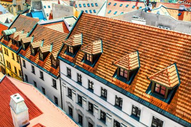 Bratislava eski binalarda üzerinde Üstten Görünüm