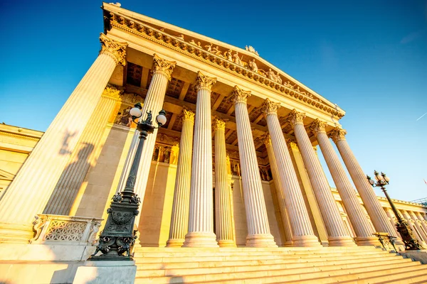 Osztrák Parlament épülete Bécsben — Stock Fotó