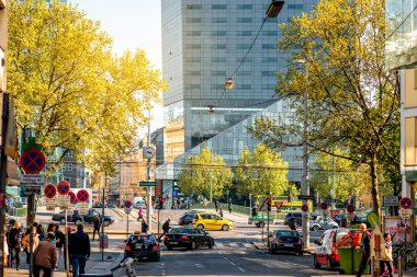 Viyana'da kalabalık Caddesi