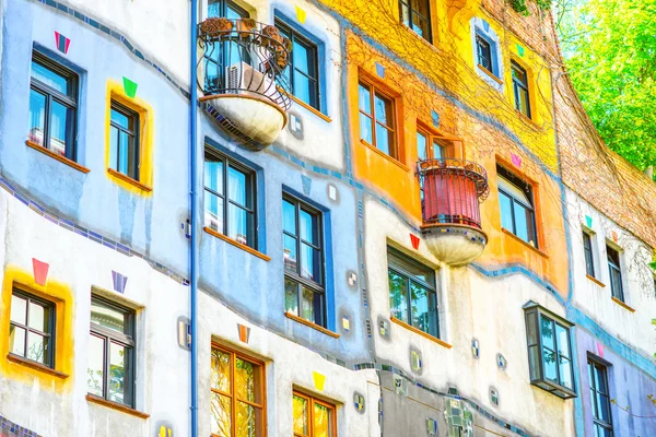 Hundertwasserbau in wien — Stockfoto