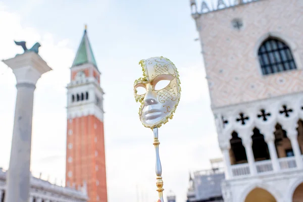 Maschera di Carnevale veneziano — Foto Stock