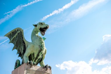 Ljubljana 'daki ejderha heykeli