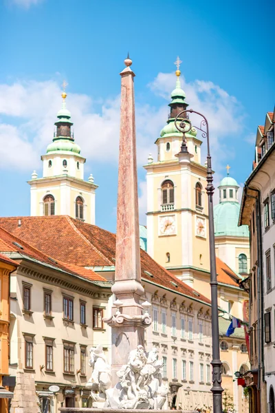 Fontaine à Ljubljana — Photo