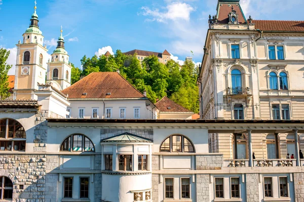 Lublaň město ve Slovinsku — Stock fotografie