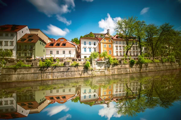 Ljubljana stad in Slovenië — Stockfoto