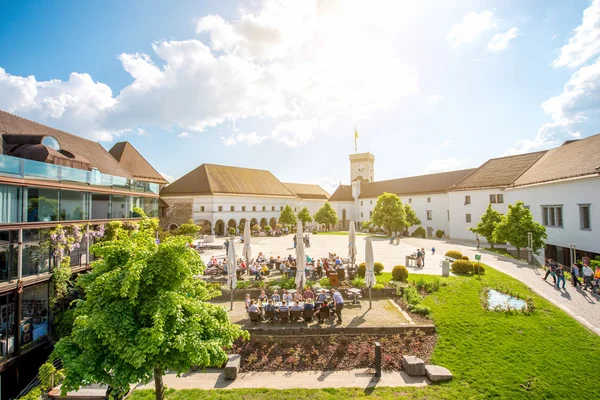 Ljubljana vára Szlovéniában — Stock Fotó