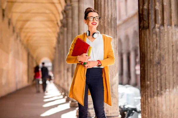 Studente a Bologna — Foto Stock