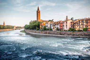 Verona cityscape görünümü