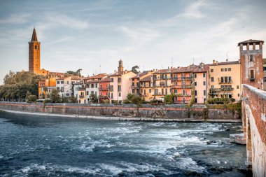 Verona cityscape görünümü