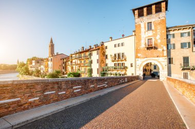 Verona cityscape görünümü