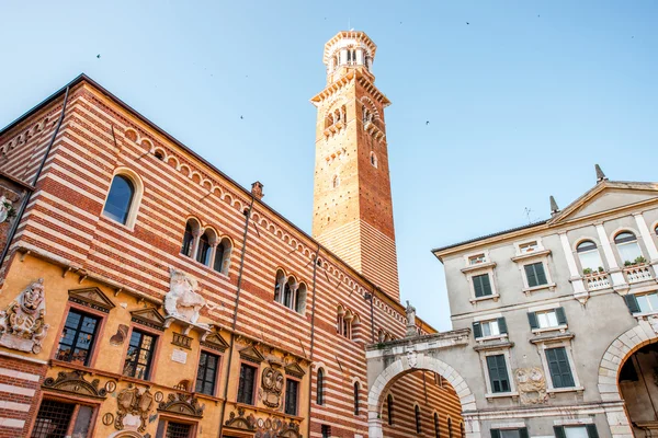 Torre Lamberti a Verona — Foto Stock