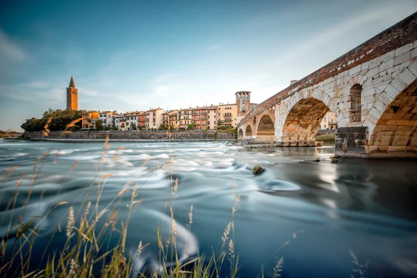 Vista da paisagem urbana de Verona — Fotografia de Stock
