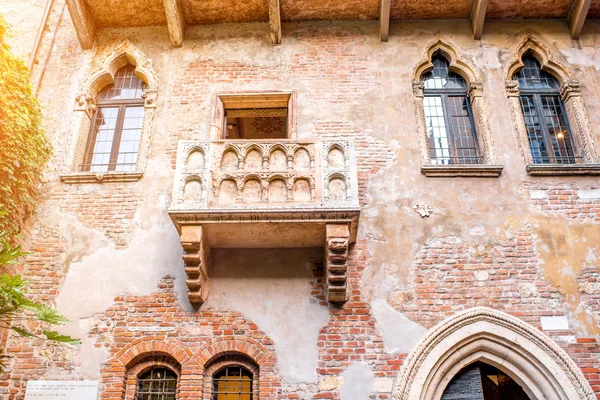 Romeo ve Juliet balkon Verona — Stok fotoğraf