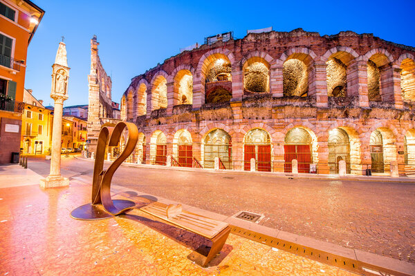 Arena in Verona city